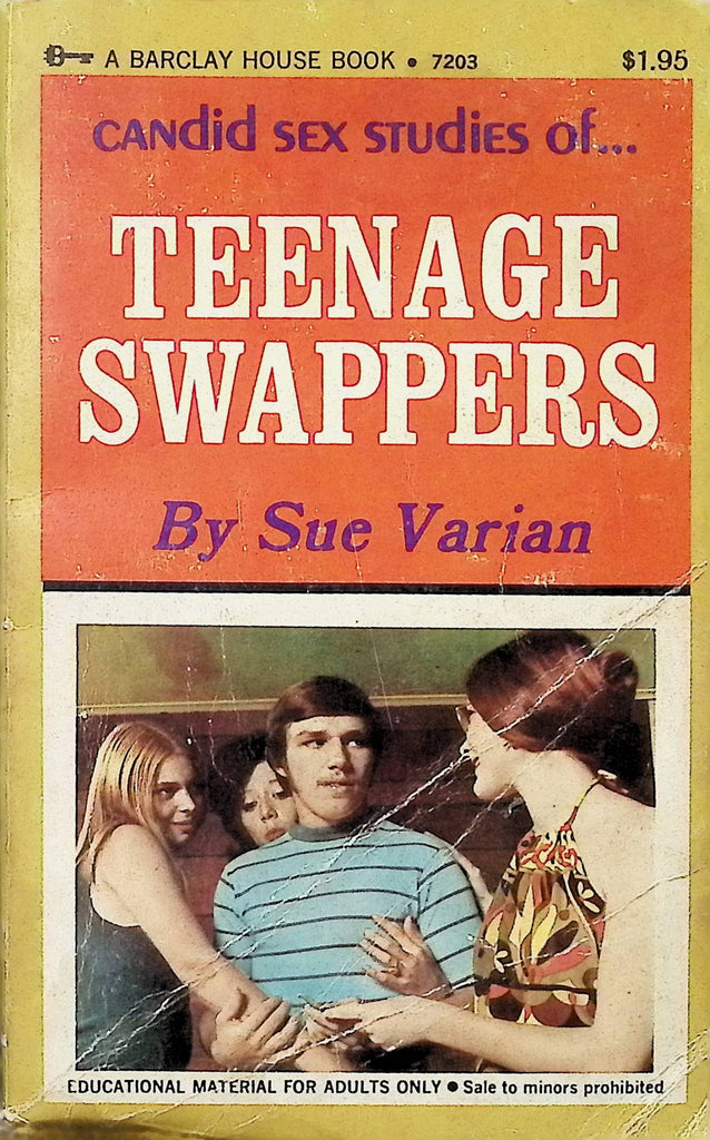 18+ Teenage Swappers by Sue Varian 1971 7203 Barclay House Book Adult Erotic Paperback Novel-053024AMP