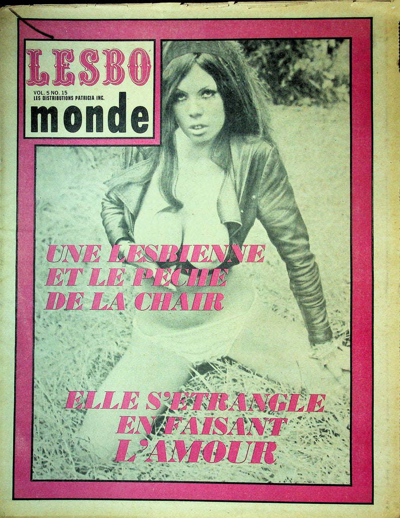 Lesbo Monde Vol.5 No.15 French Men's Newspaper 061324OSRP