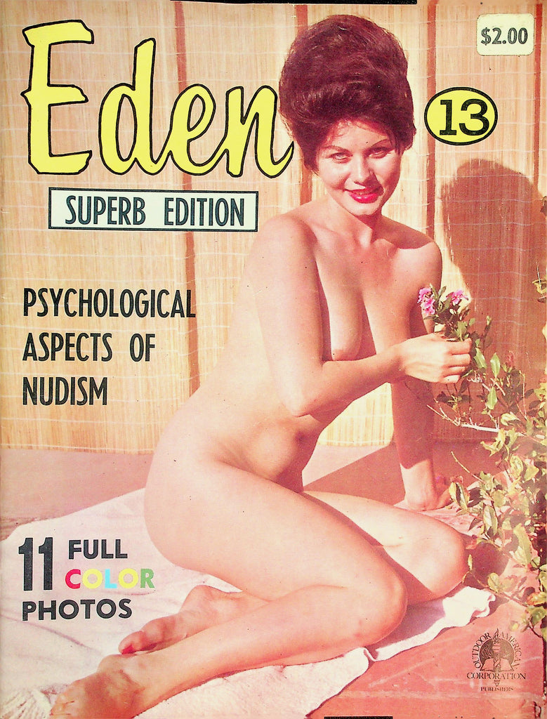 Eden Nudist Magazine  Psychological Aspects Of Nudism- Covergirl Sharon  #13 1963 Superb Edition    081926lmp2-GSC