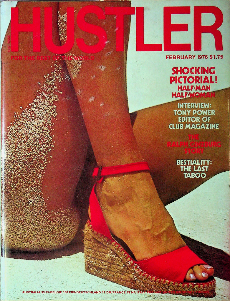 Hustler Magazine Tony Power & Ralph Ginzburg February 1976 050225RP2