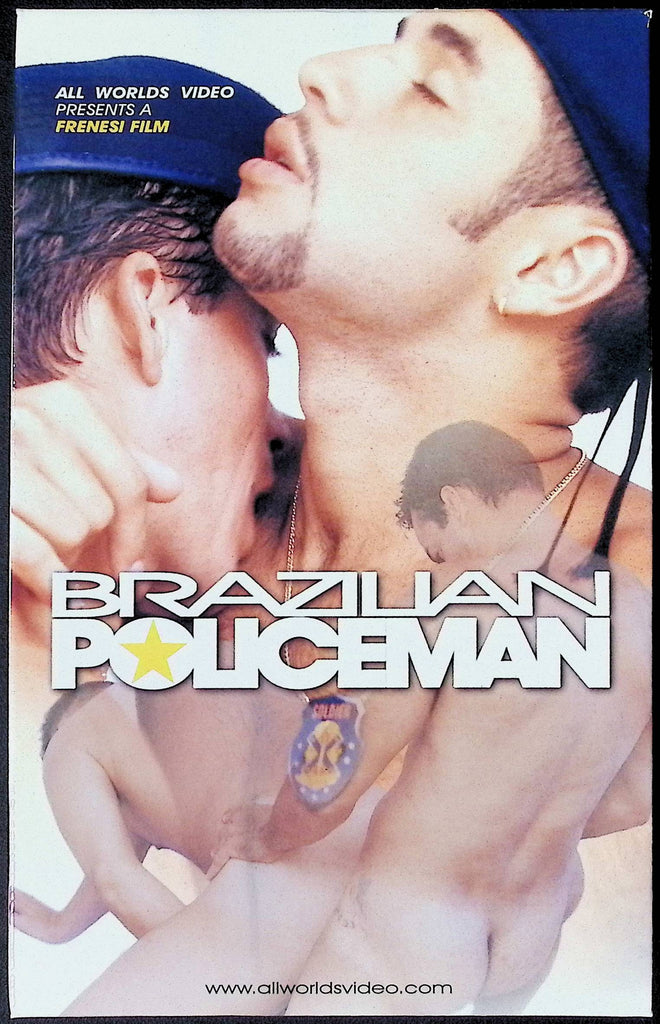 Brazilian Policeman All Worlds Video Gay VHS 2001 102124JKVHS5