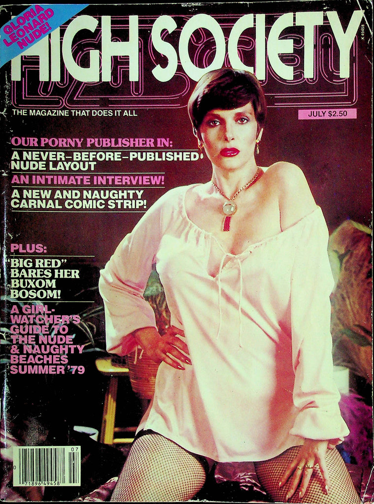 High Society Magazine Gloria Leonard Interview July 1979 010925RP