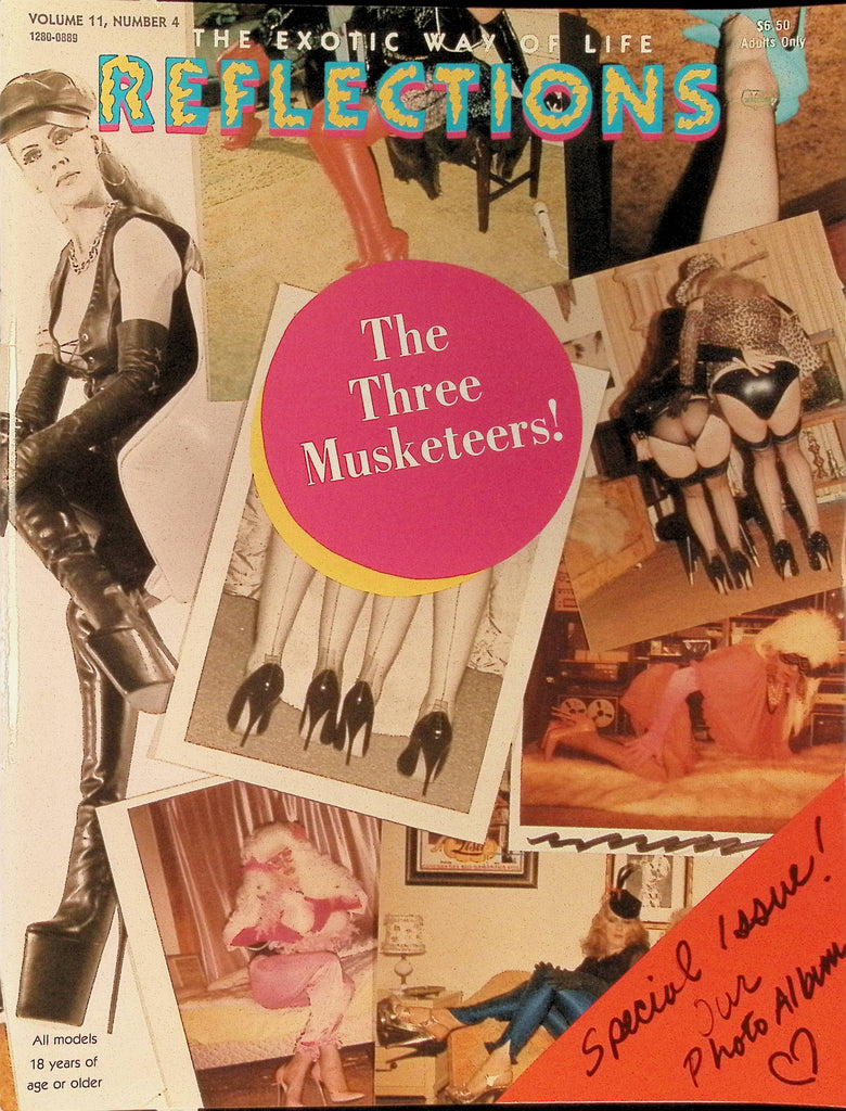 Reflections The Exotic way of Life Vol 11 #4 1989 The Three Muskateers BDSM Fetish Magazine 100225AMP
