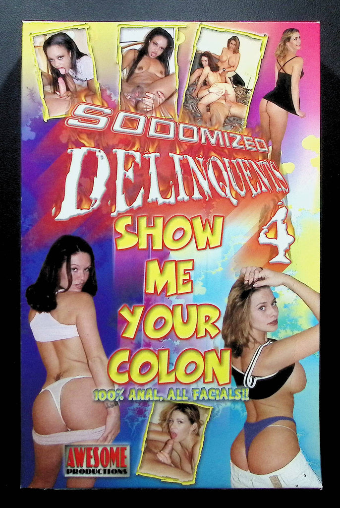Delinquents 4 Show Me Your Colon Awesome Productions VHS 2000 121024DMVHS3