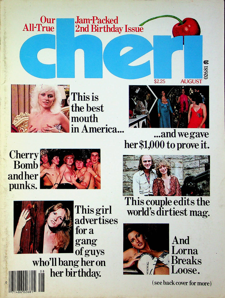 Cheri Magazine 2nd Birthday Issue August 1978 072423RP