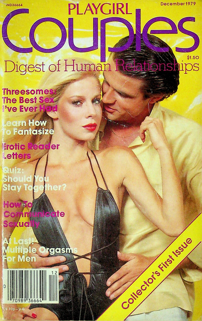 Playgirl Couples Digest Magazine Threesomes & Multiple Orgasms December 1979 052824RP2