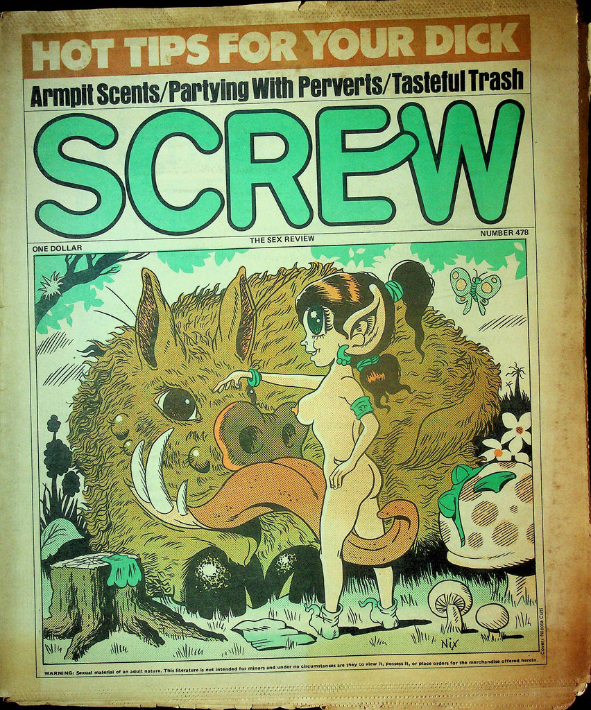 Screw Men's Newspaper Hot Tips For Your Dick No.478 061224OSRP