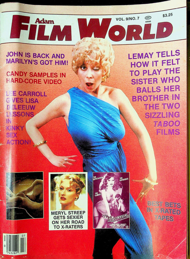 Adam Film World Magazine Ft. Candy Samples, John Holmes & Marilyn Chambers Vol.9 No.7 100325RP-