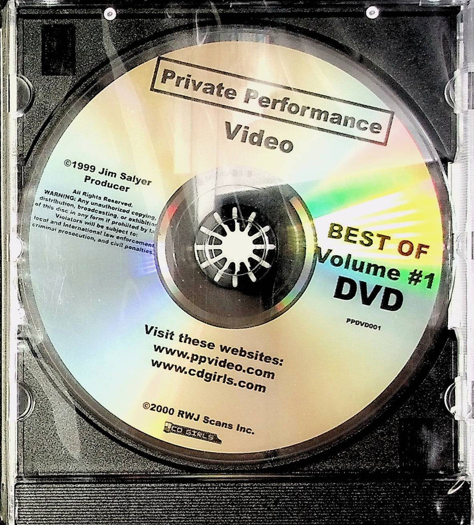 Private Performance Video Best Of Vol.1 DVD 2000 Jim Salyer Producer CD Girls 051624tsdvdc74