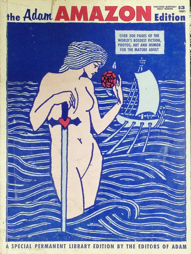 The Adam Amazon Edition Magazind 1960s World's Bodest Fiction, Photos, Art & Humor 091426LLP