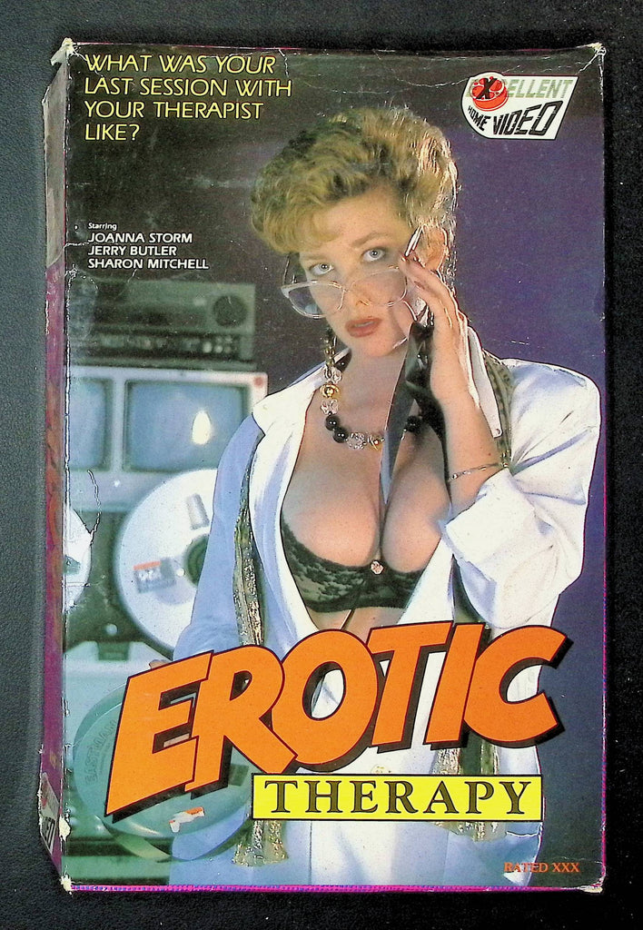 Erotic Therapy Excellent Home Video VHS 1989 Joanna Storm Jerry Butler 040925DMVHS