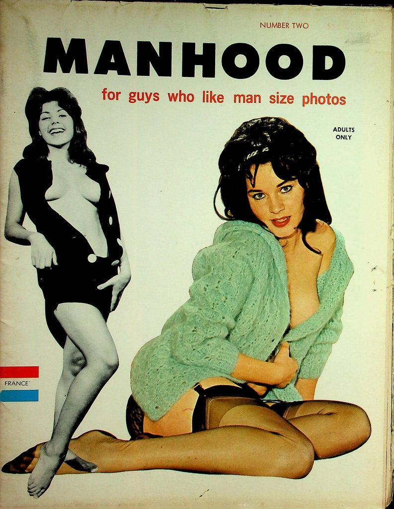 Manhood Magazine Over-Sized Magazine   Beautiful Busty Women  vol.1 #2  1962     090426lmp-GSC
