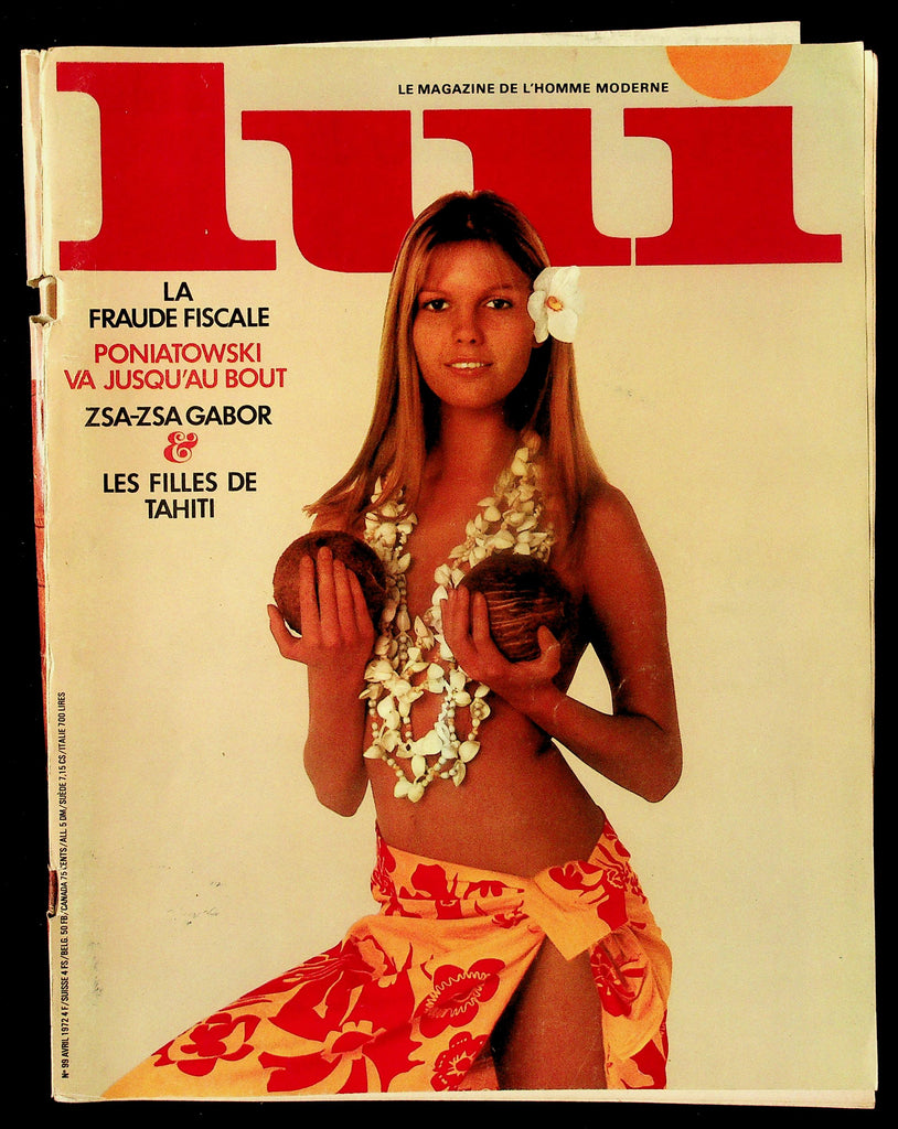 Lui French Adult Magazine #99 April 1972 La Fraude Fiscale 091426HRP-42