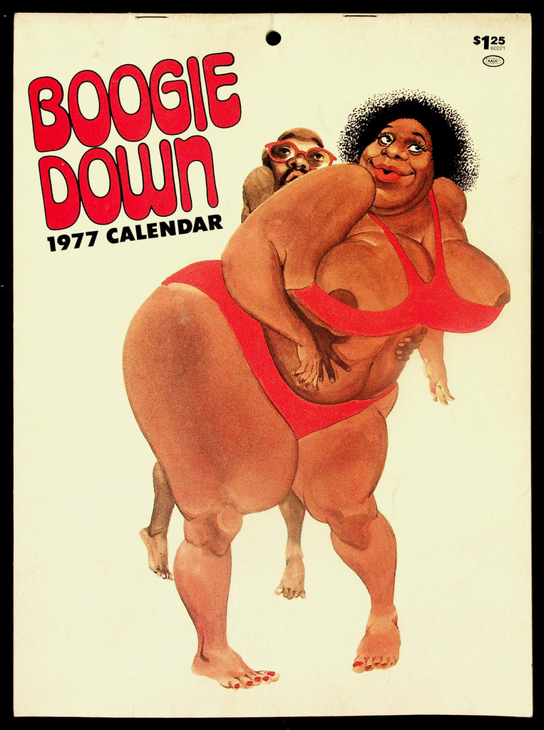 Boogie Down 1977 Adult Pin Up Ebony Calendar 082426hrp-13