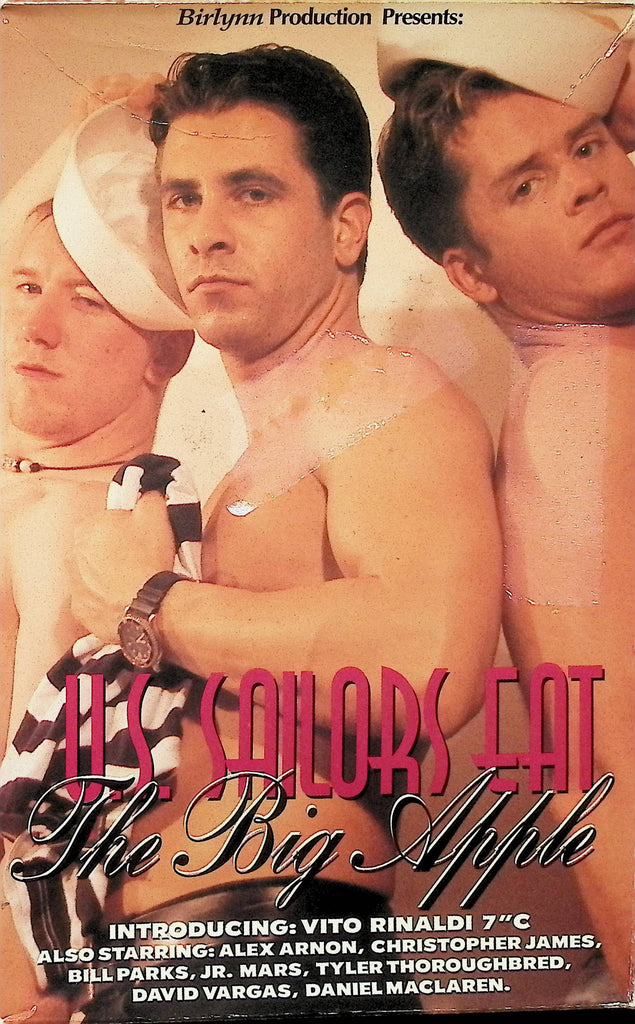 US Sailors Eat the Big Apple Vito Rinaldi Alex Arnon Christopher James Gay Male VHS 091924AMPVHS2