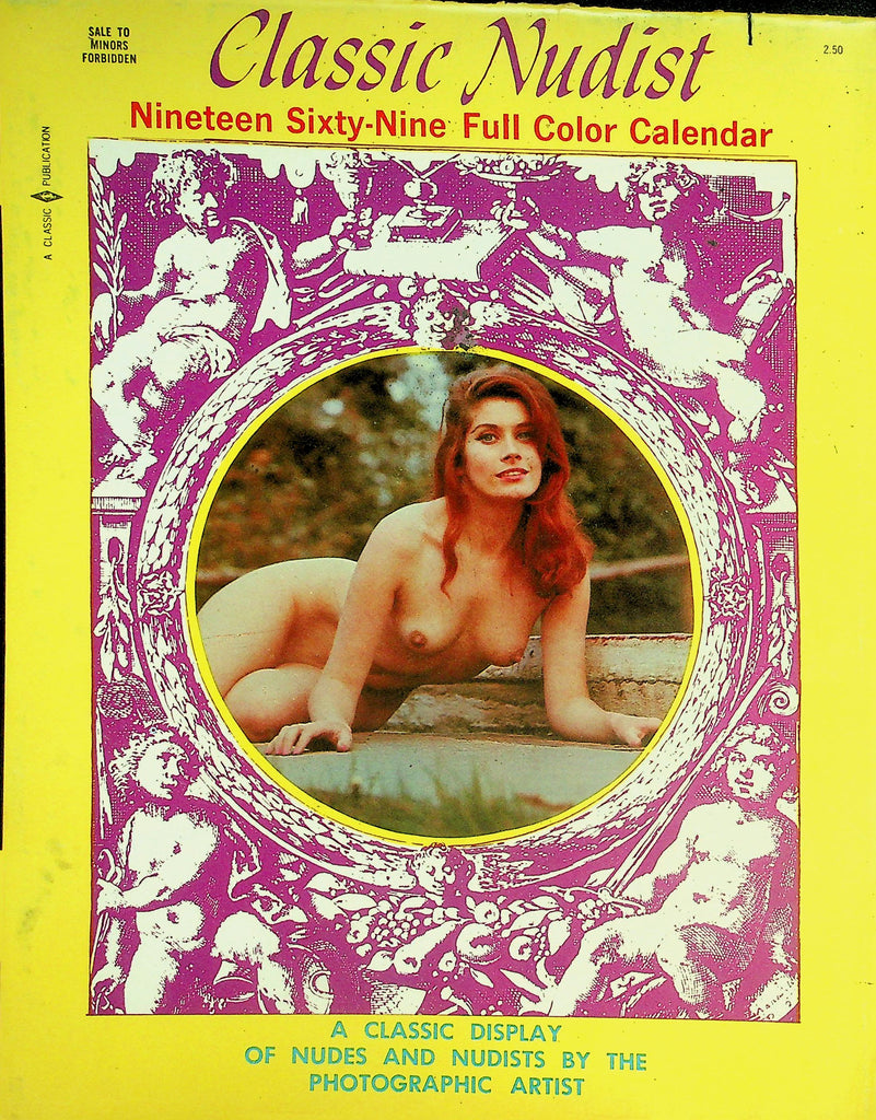 Classic Nudist 1969 Wall Calendar    083126lmp-GSC