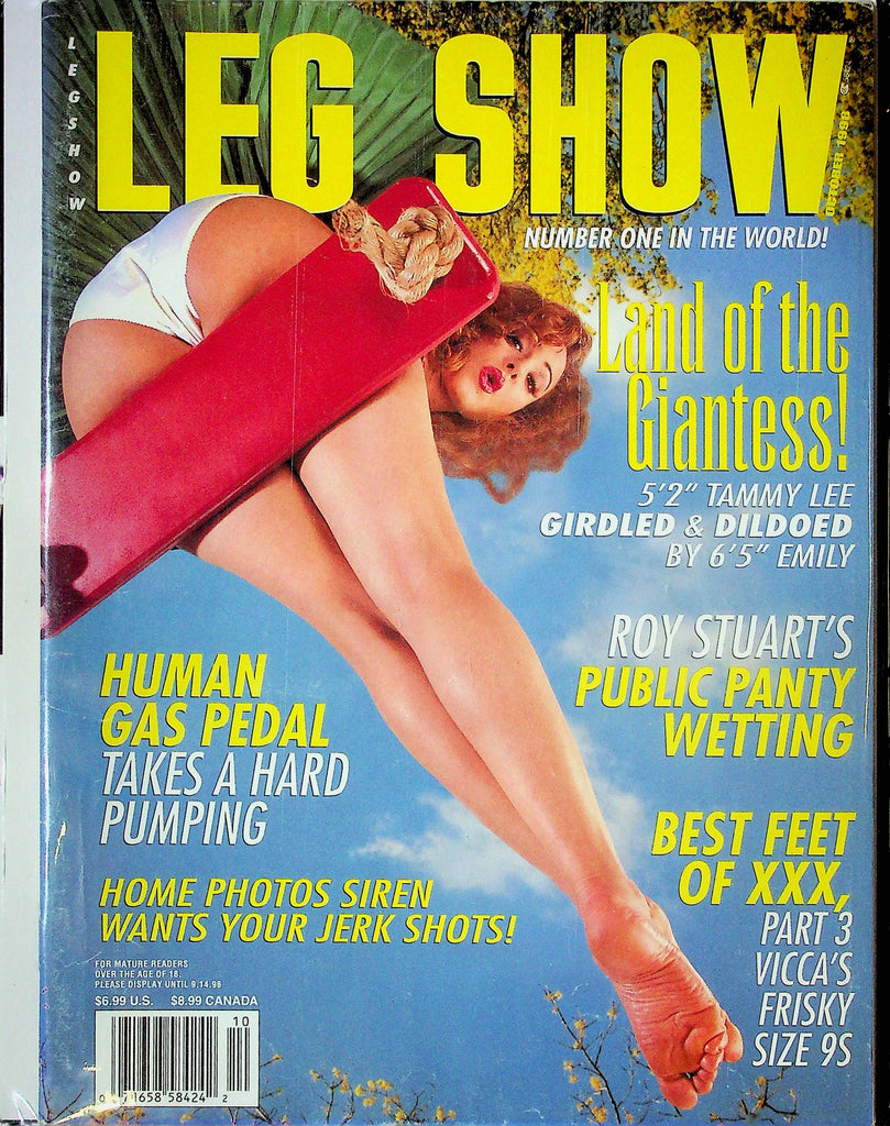 Leg Show Men's Magazine Land Of The Giantess October 1998 100824RP