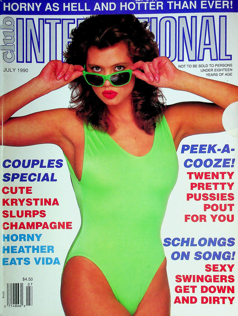 Club International Magazine Ft. Krystina & Champagne July 1990 032125RP2