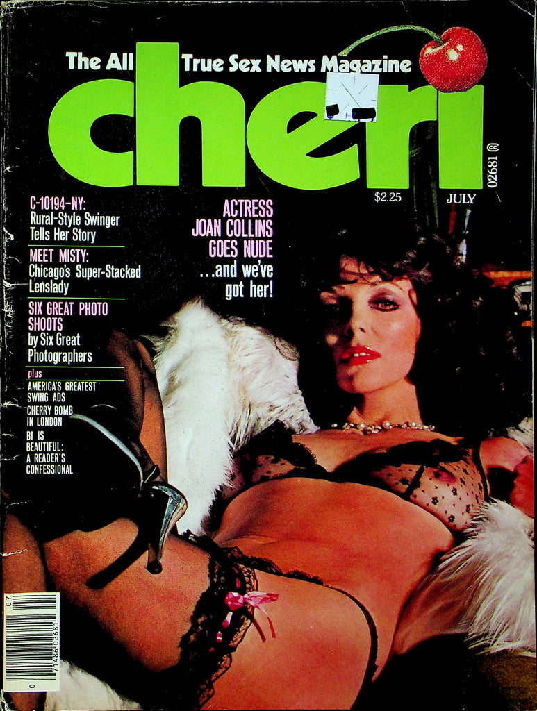 Cheri Magazine Joan Collins & Misty July 1978 072423RP
