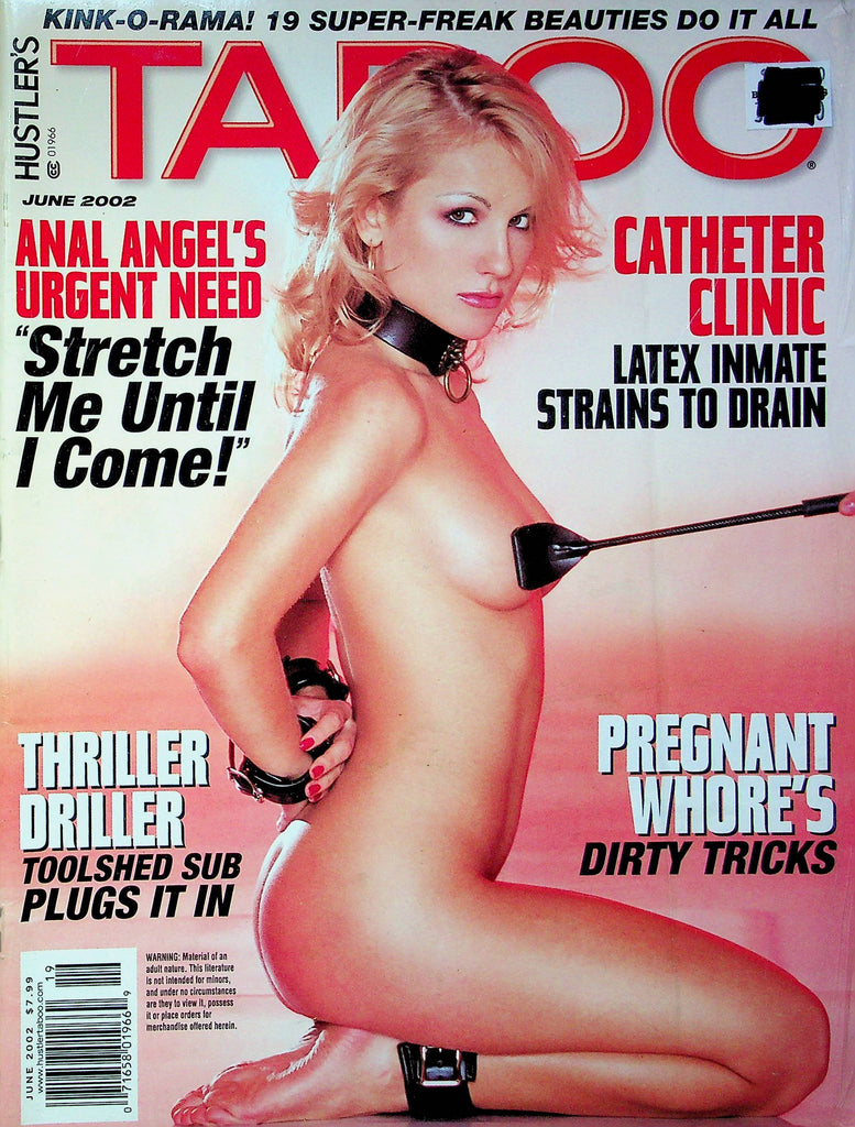 Hustler's Taboo Magazine Anal Angel's Urgent Need June 2002 061223RP2