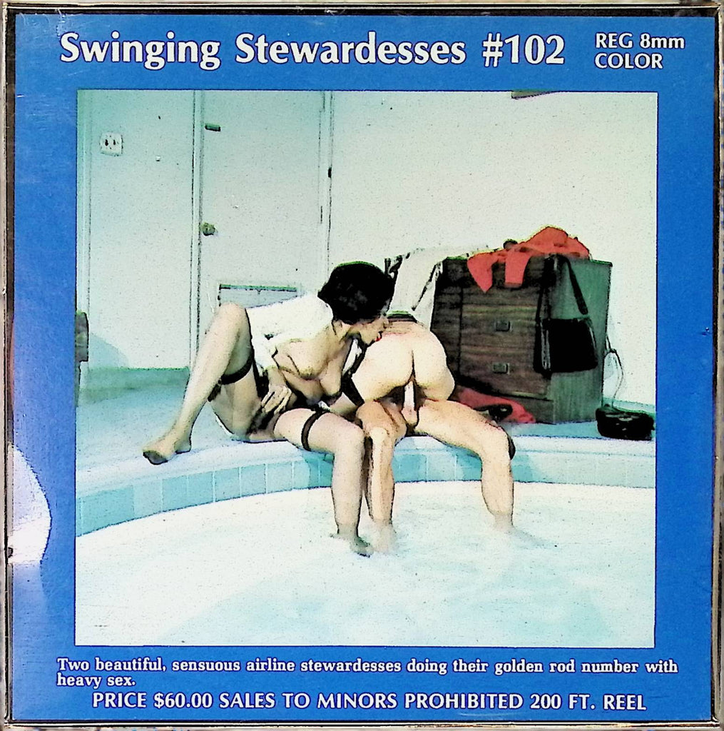 Swinging Stewardesses #102 1970s Regular 8mm Adult Reel 100924AMP