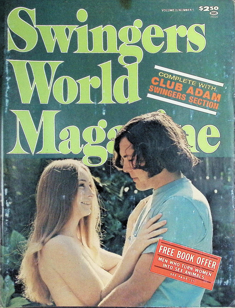 Swingers World Magazine Vol 2 #1 1974  Complete with Adam Swingers Section 092626LLP