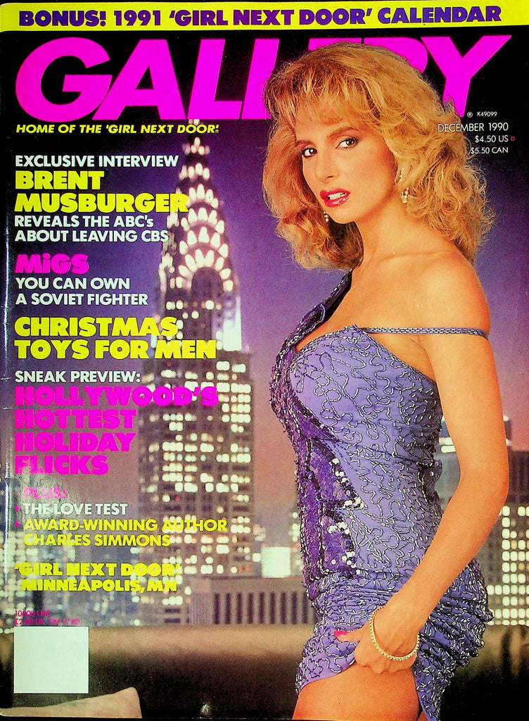Gallery Magazine Ft. Brent Musburger December 1990 021725RP2