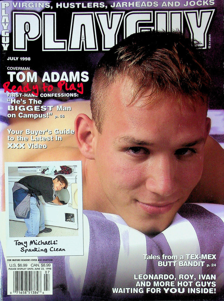 Playguy Gay Magazine Ft. Tom Adams & Leonardo July 1998 052425RP
