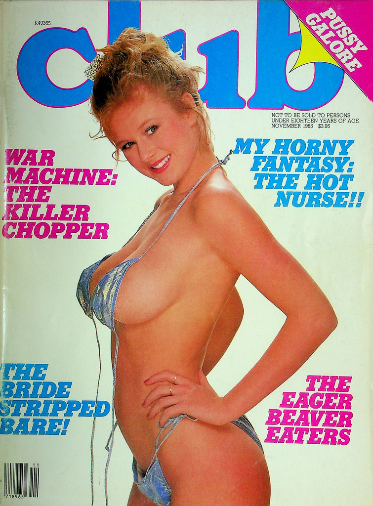 Club Magazine Bride Stripped Bare November 1985 022125RP