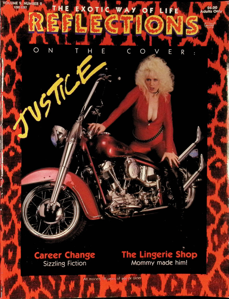 Reflections The Exotic Way of Life Vol 9 #2 1987 Justice Lingerie Shop Bill Ward Art BDSM Fetish Magazine 100225AMP