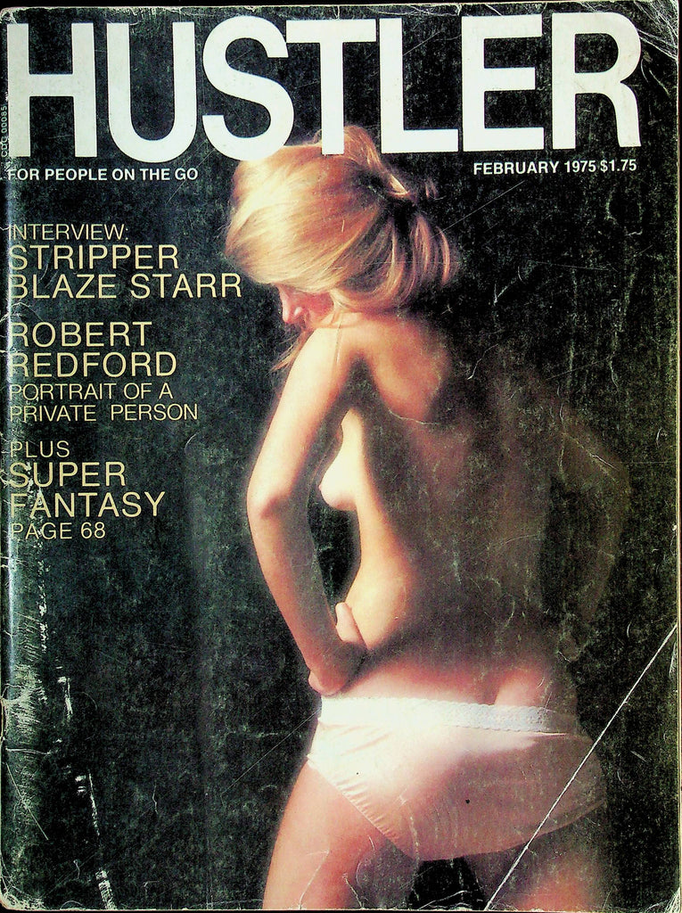 Hustler Magazine Blaze Starr & Robert Redford February 1975 010925RP