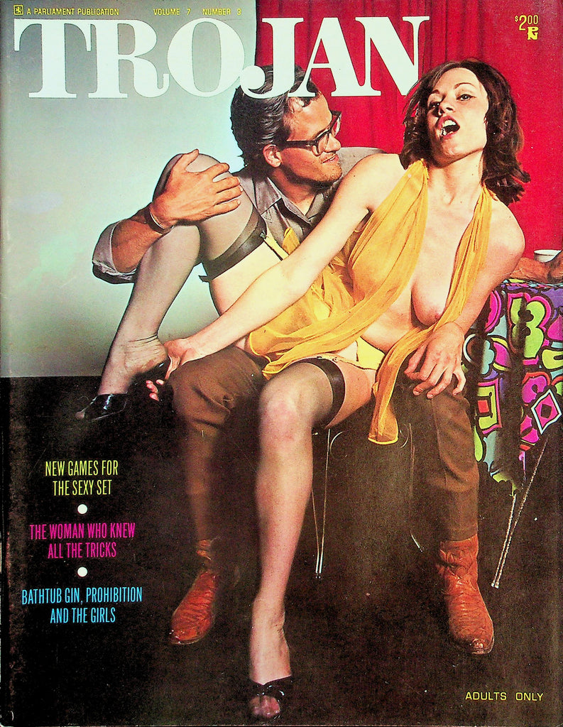Trojan Vintage Magazine   Centerfold Carla & Henry The Door-To-Door Salesman  vol.7 #3 1969  Parliament   100826lmp-GSC