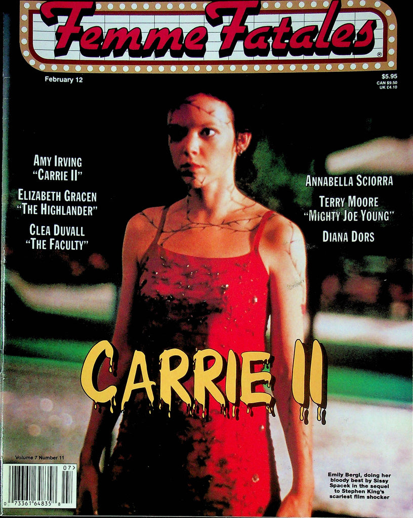 Femme Fatales Magazine Carrie Amy Irving Emily Bergl February 12 1999 012524RP