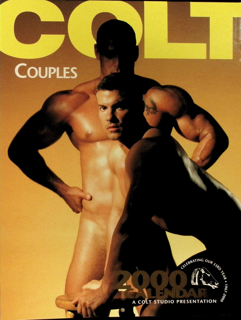 Colt Studio Couples 2000 Wall Calendar Gay Man BIG Hunky Buff Men 041326AMP2