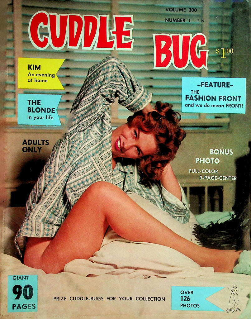Cuddle Bug Magazine  Kim An Evening At Home  vol.300 #1 1960's   032626lmp