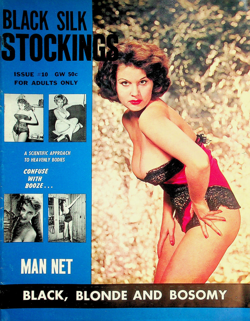 Black Silk Stockings Magazine  Black, Blonde And Bosomy  #10 1960    091926lmp-GSC