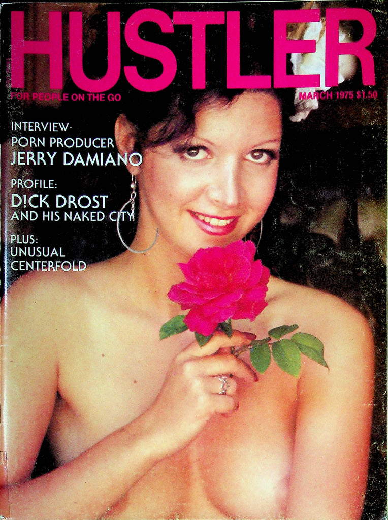 Hustler Magazine Jerry Damiano & Dick Drost March 1975 W/Pullout 010925RP