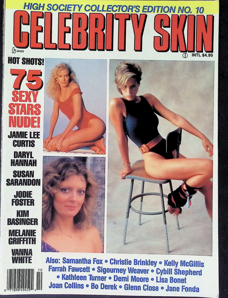 CLEARANCE Celebrity Skin Magazine ft. Jamie Lee Curtis High Society Collectors Edition #10 1989 010126AKP-30