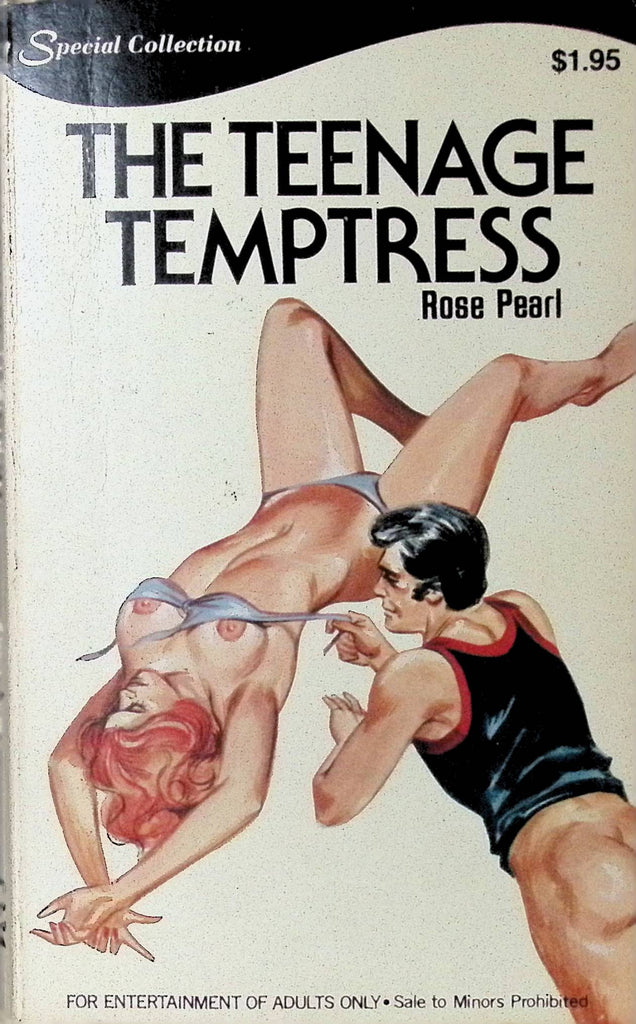 The Teenage Temptress 18+ by Rose Pearl 1973 Adult Novel-042324AMP