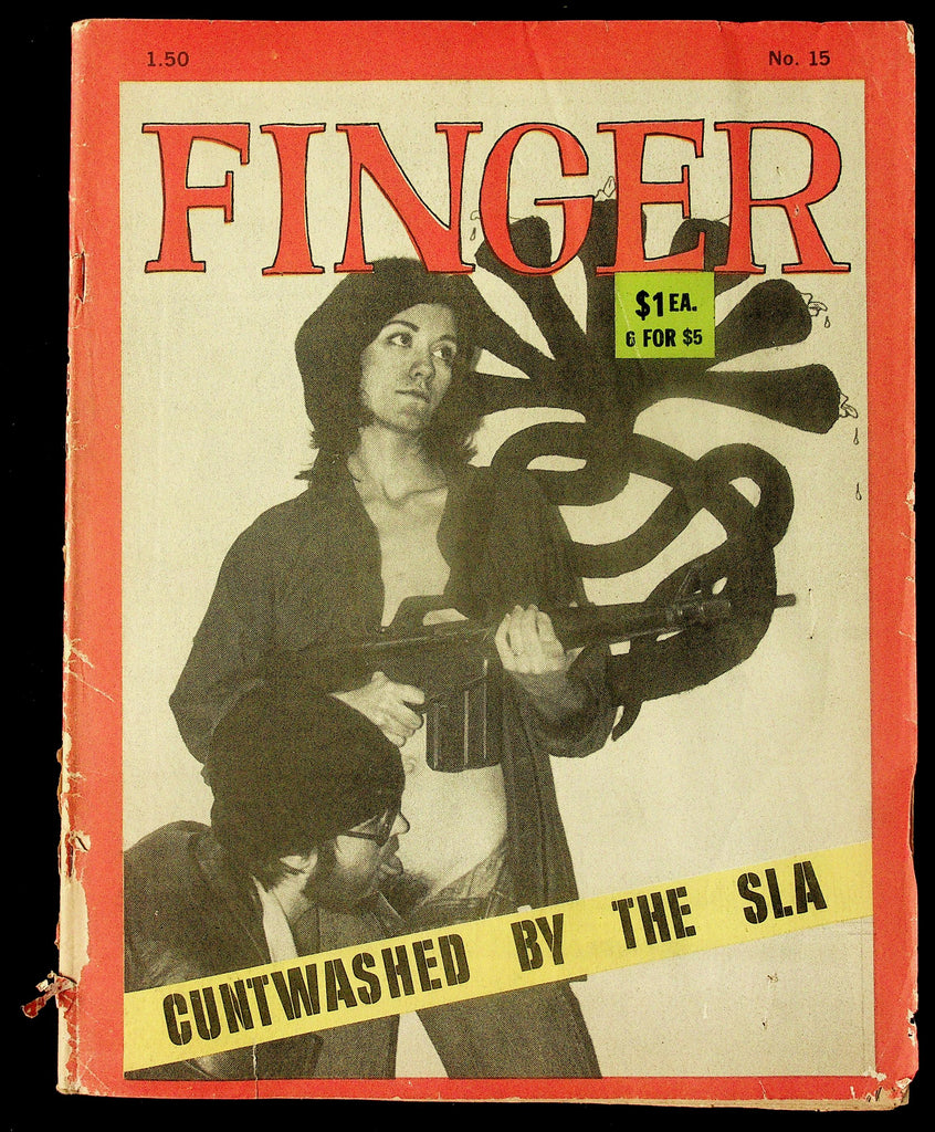 Finger Adult Magazine #15 1976 Cuntwashed By The SLA 090226HRP-51