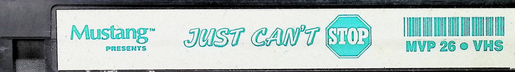 Just Can't Stop Al Michaels, Brent Stevens, Danny Bliss MVP26 Mustang Gay Male VHS 100324AMPVHS