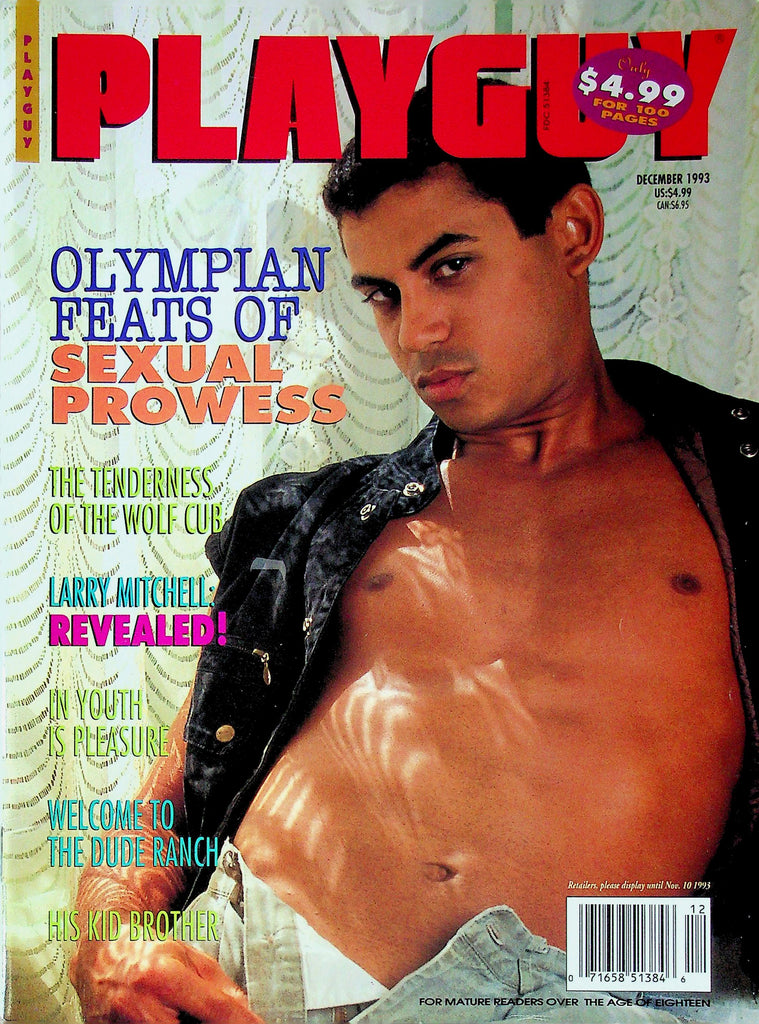 Playguy Gay Magazine Ft. Larry Mitchell December 1993 052425RP