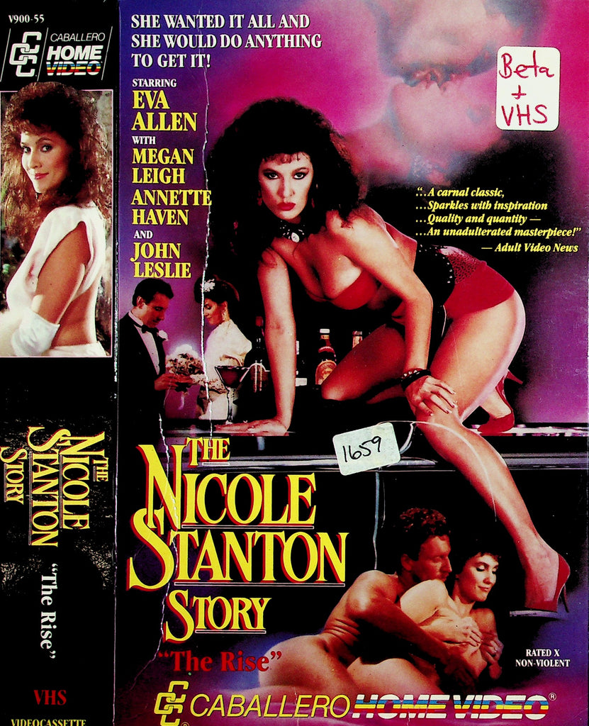 The Nicole Stanton Storty "The Rise" Eva Allen Megan Leigh Annette Haven Adult VHS Caballero 050526NAVHS3-10