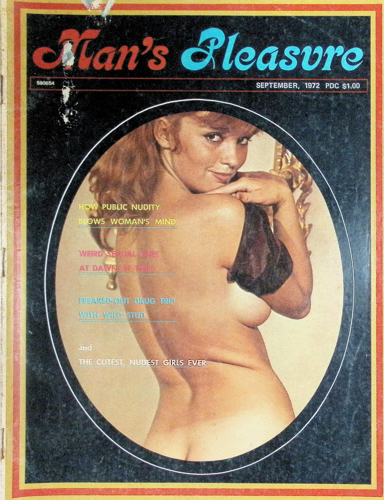 Man's Pleasure Magazine September 1972 Public Nudity 091926LLP
