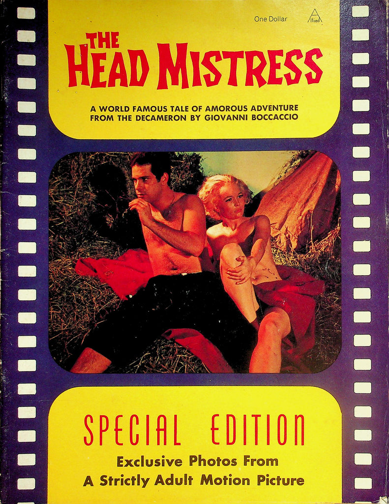 The Head Mistress Magazine  Special Edition Exclusive Photos From Adult Motion Picture  1968     050526lmp