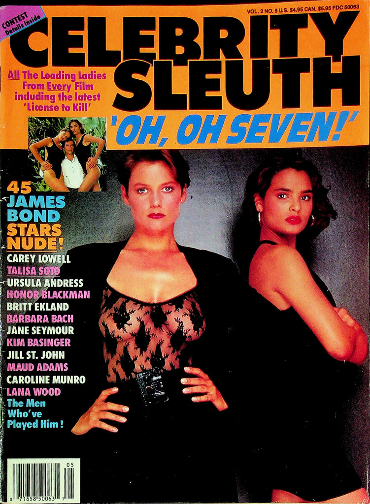 Celebrity Sleuth Magazine 'Oh, Oh Seven' The Girls Of 007 Vol.2 No.5 070825RP2-
