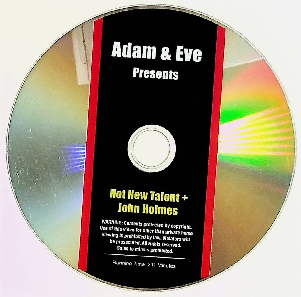 Hot New Talent + John Holmes DVD Adan & Eve No Case Or Cover Art 051624tsdvdd92