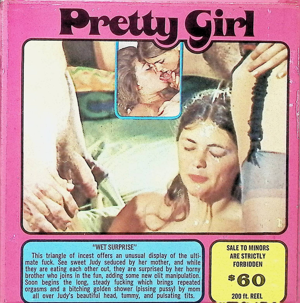 Surprise Pretty Girl #23 1970s Regular 8mm Adult Reel 100924AMP