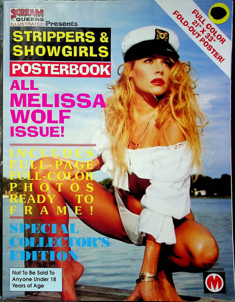 Scream Queens Illustrated Magazine Presents Strippers & Showgirls Posterbook Melissa Wolf Issue 012724RP