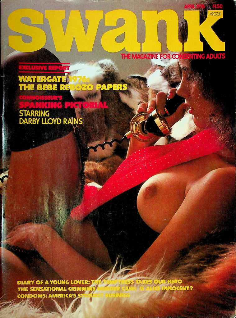 Swank Magazine Watergate & Darby Lloyd Rains April 1976 030425RP